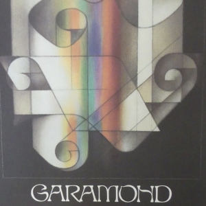 GARAMOND Original Vintage Poster Letitia Morris Gallery
