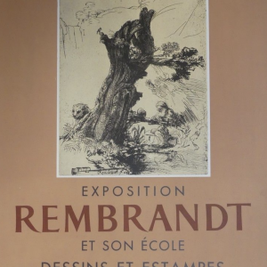 Exposition Rembrandt Original Vintage Poster Letitia Morris Gallery