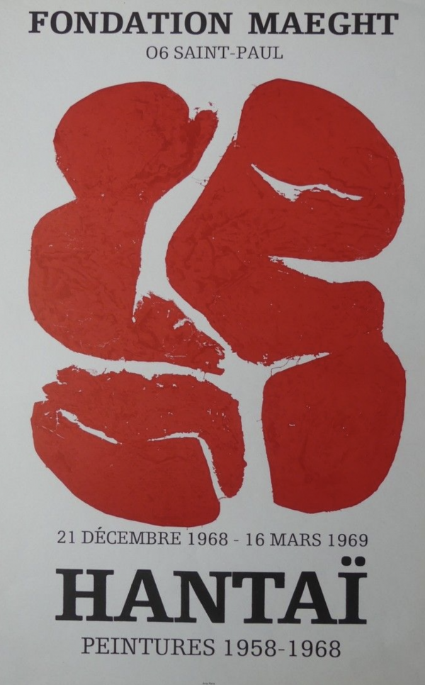HANTAÏ Fondation Maeght Original Vintage Poster