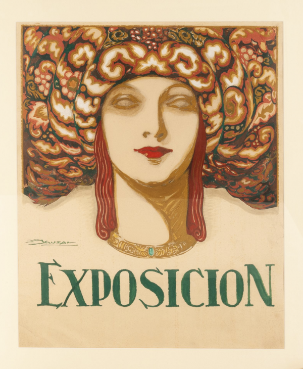 Exposicion Original Vintage Poster