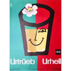 Piatti Utrueb Urhell Original Vintage Poster