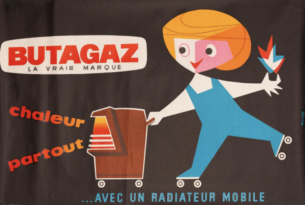 Butagaz Heating "la vraie marque" Original Vintage Poster