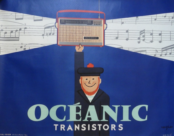 OCEANIC TRANSISTORS Original Vintage Poster