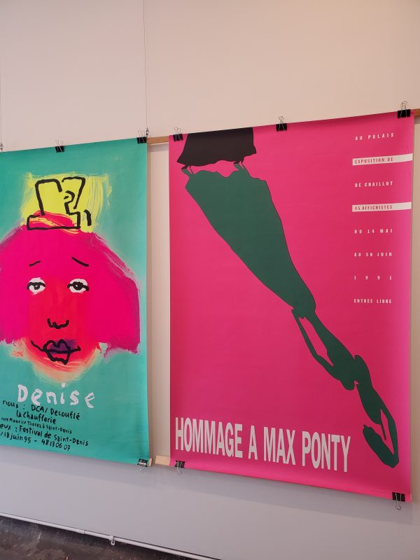 Hommage a Max Ponty (Pink) Original Vintage Poster
