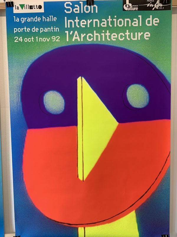 Salon Internationale de l'Architecture 1992 Original Vintage Poster