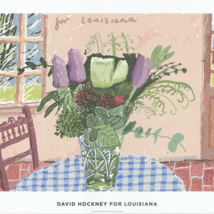 DAVID HOCKNEY For Louisiana Original Vintage Poster