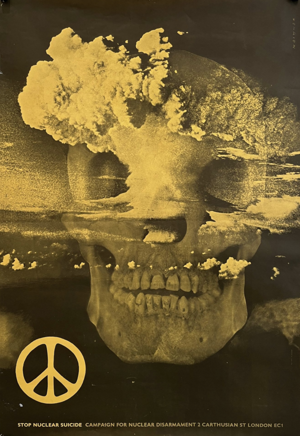 Stop Nuclear Suicide Original Vintage Poster Letitia Morris Gallery