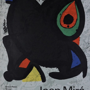 Joan Miro GRAND PALAIS Original Vintage Poster