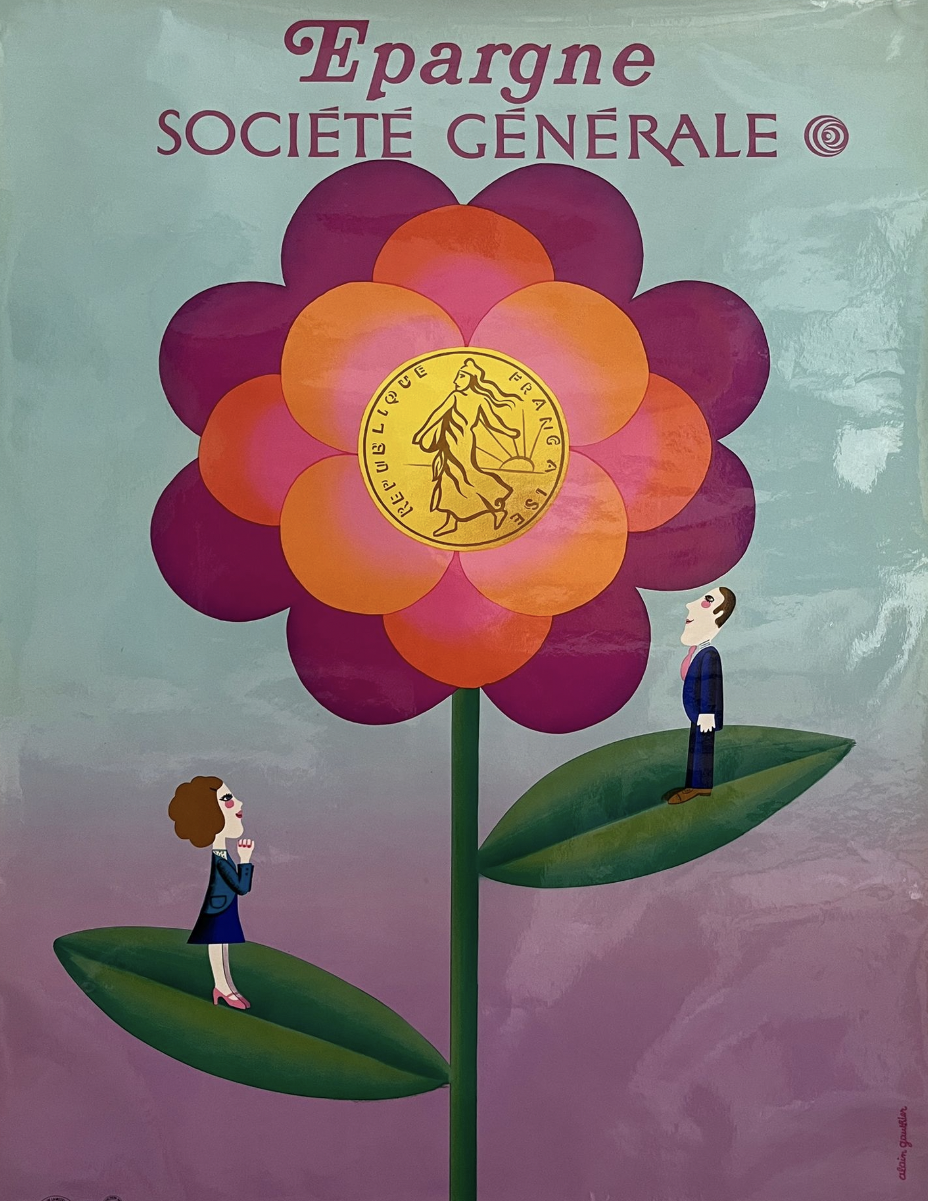 Epargne Société Générale Original Vintage Poster