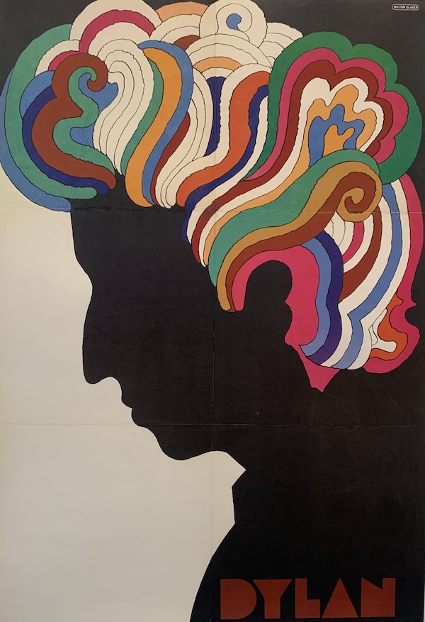 Bob Dylan by Milton GLASER Original Vintage Poster Letitia Morris Gallery