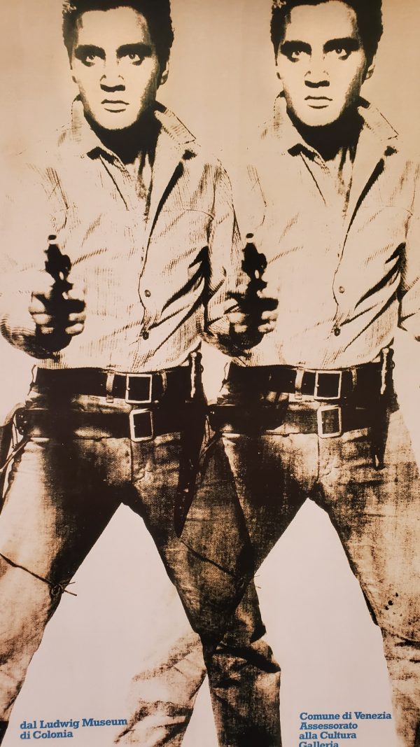 Double Elvis by Andy Warhol 1987 Original Vintage Poster Letitia Morris Gallery