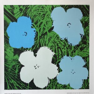 "Flowers" by Andy Warhol Vintage Poster Letitia Morris Gallery