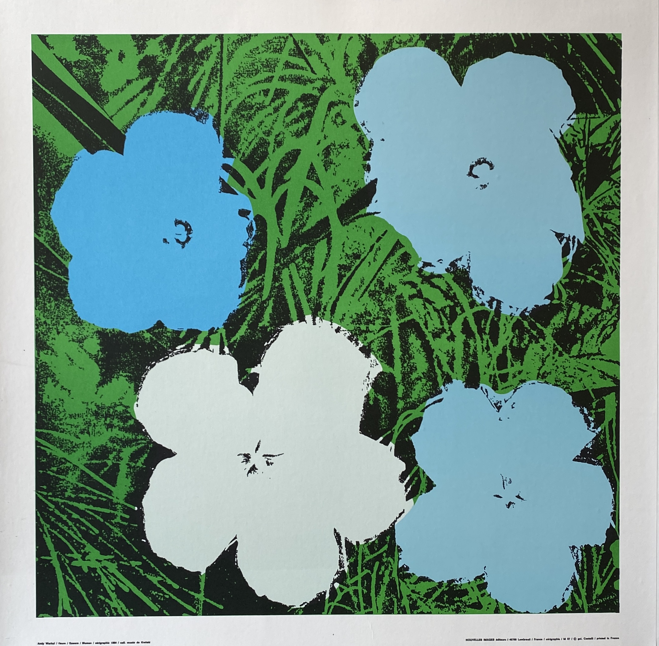 "Flowers" by Andy Warhol Vintage Poster Letitia Morris Gallery