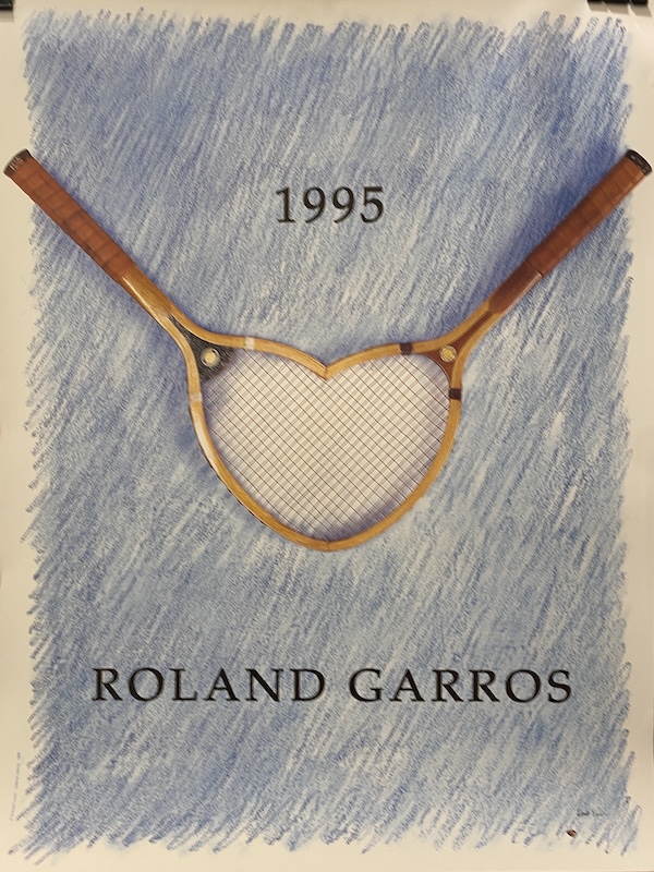 Roland Garros 1995 Original Vintage Poster