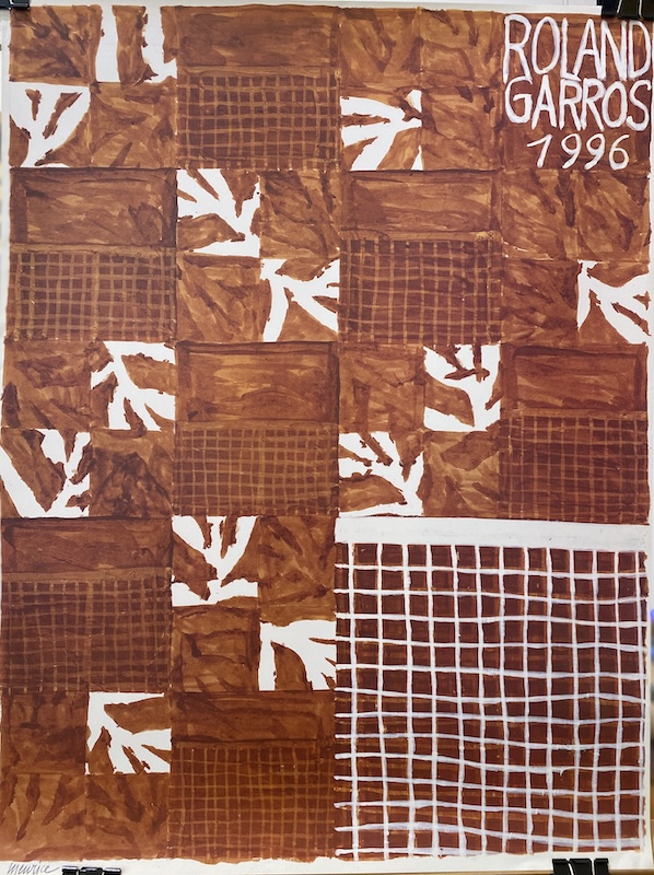 Roland Garros 1996 Original Vintage Poster