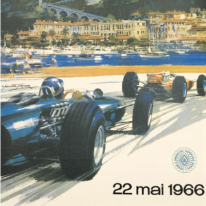 Monaco 1966 Original Vintage Poster Letitia Morris Gallery