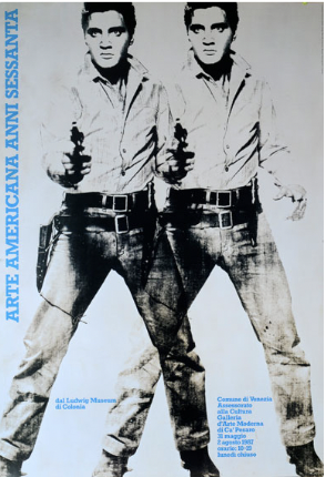 Double Elvis by Andy Warhol Original Vintage Poster Letitia Morris Gallery