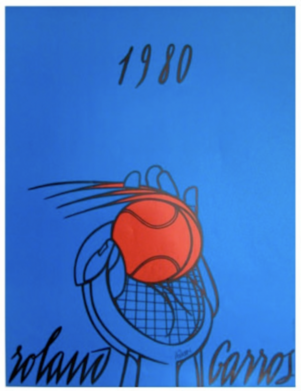 Roland Garros 1981 Original Vintage Poster Letitia Morris Gallery