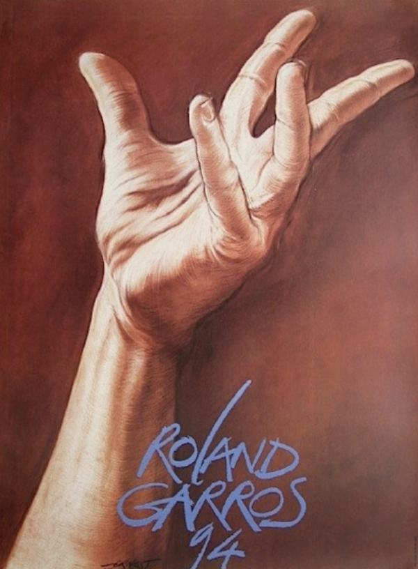Roland Garros 1994 Original Vintage Poster Letitia Morris Gallery