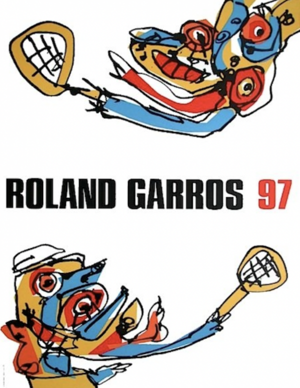 Roland Garros 1997 Original Vintage Poster Letitia Morris Gallery