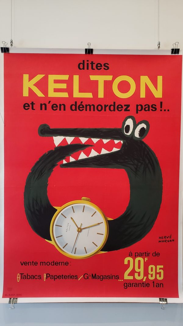 Kelton by Herve Morvan Original Vintage Poster