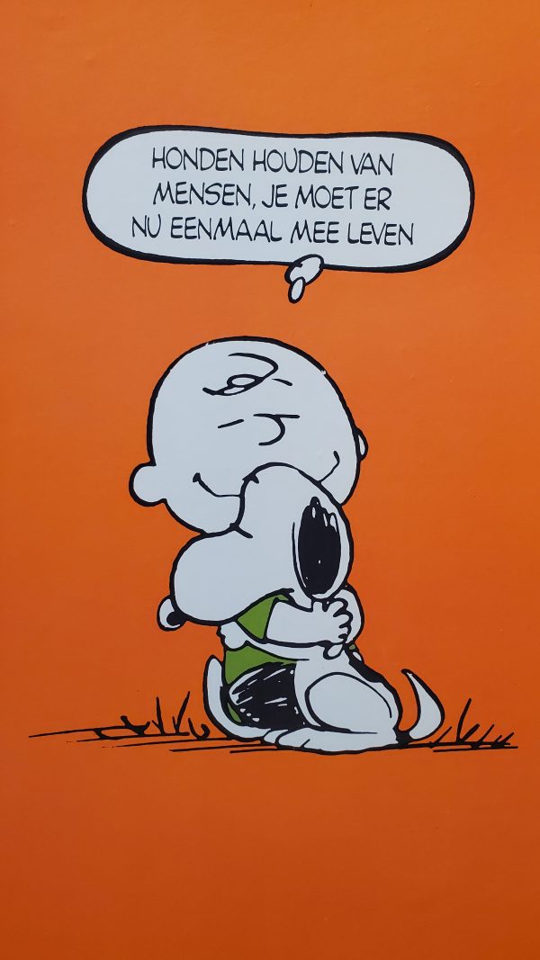 Dutch Charlie Brown Snoopy Original Vintage Poster