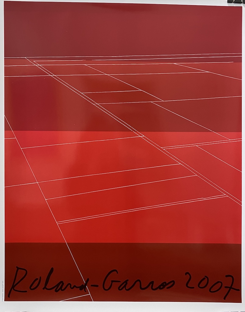 Roland Garros 2007 original vintage poster