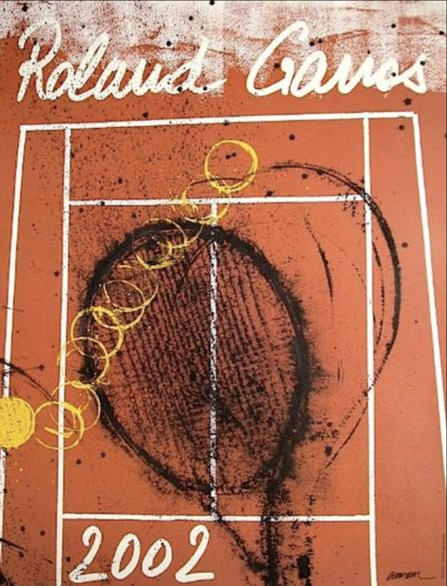 Roland Garros 2003 Original Vintage Poster Letitia Morris Gallery