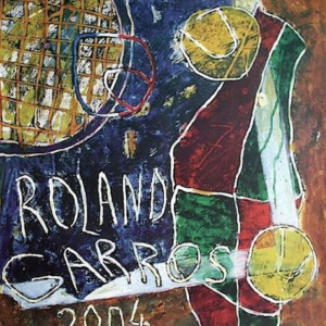 Roland Garros 2004 Original Vintage Poster Letitia Morris Gallery
