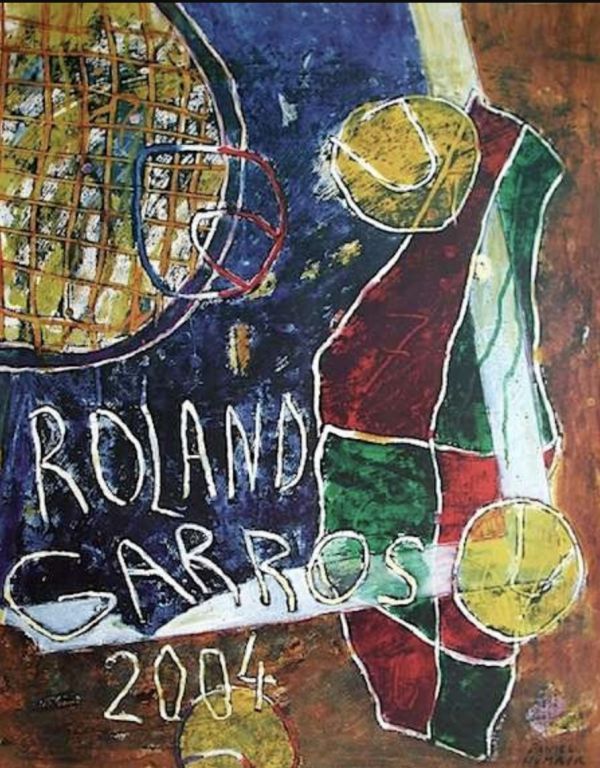 Roland Garros 2004 Original Vintage Poster Letitia Morris Gallery