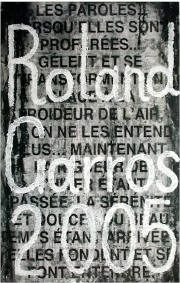 Roland Garros 2005 Original Vintage Poster Letitia Morris Gallery