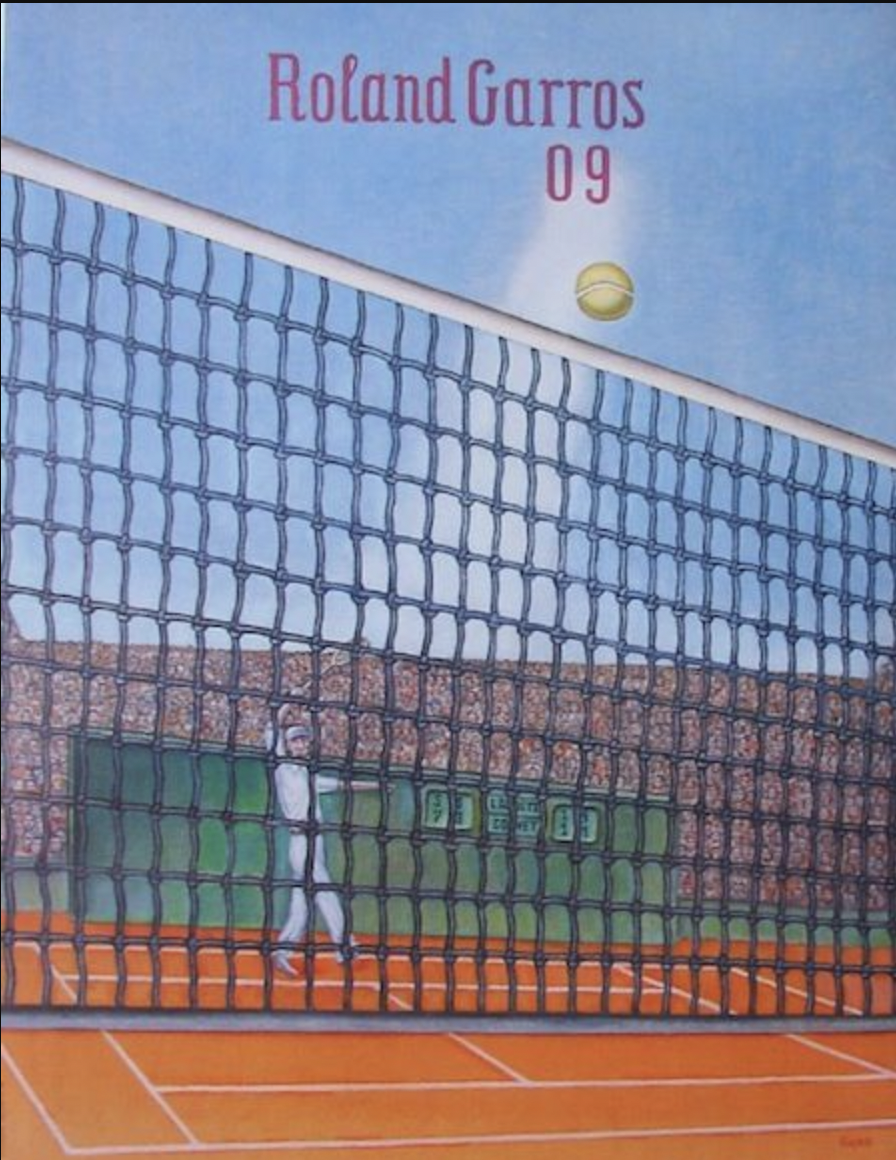 Roland Garros 2009 Original Vintage Poster