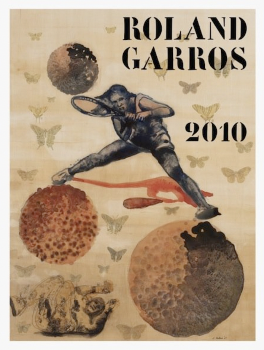 Roland Garros 2010 Original Vintage Poster