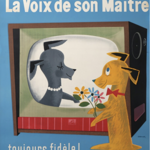 LA VOIX DE SON MAITRE Original Vintage Poster Letitia Morris Gallery