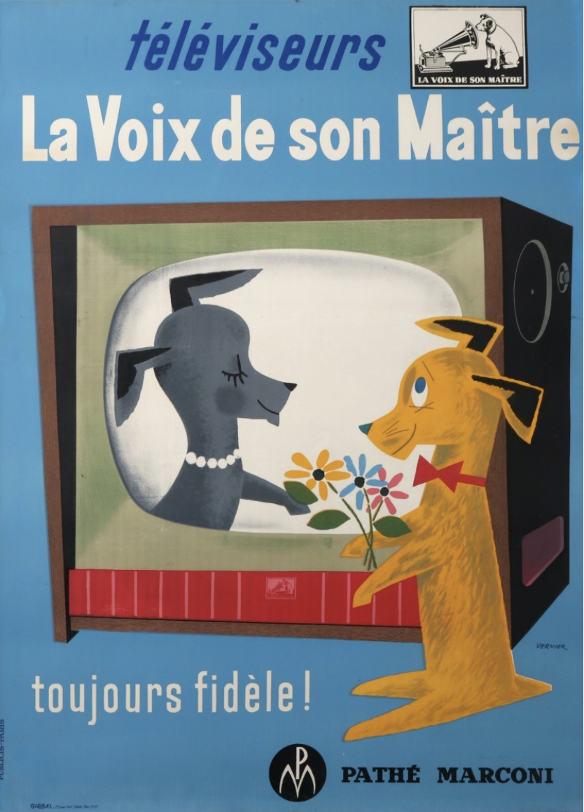 LA VOIX DE SON MAITRE Original Vintage Poster Letitia Morris Gallery