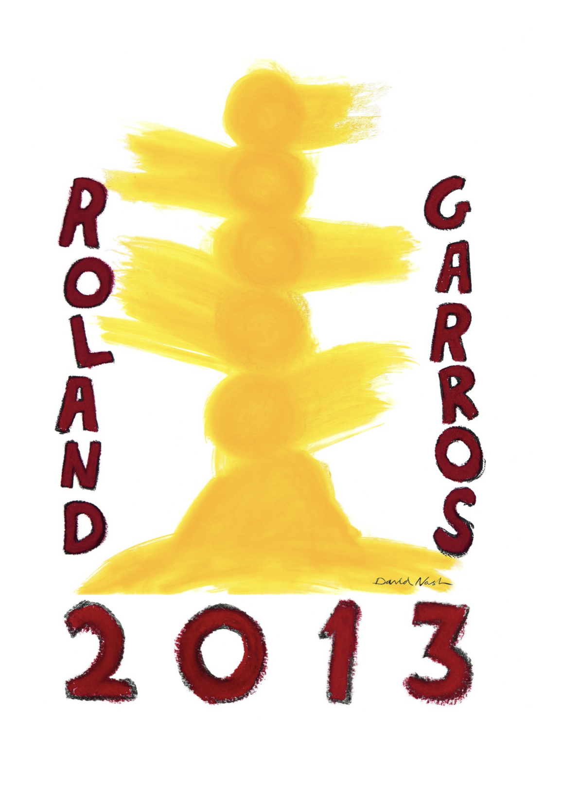 Roland Garros 2013 Original Vintage poster