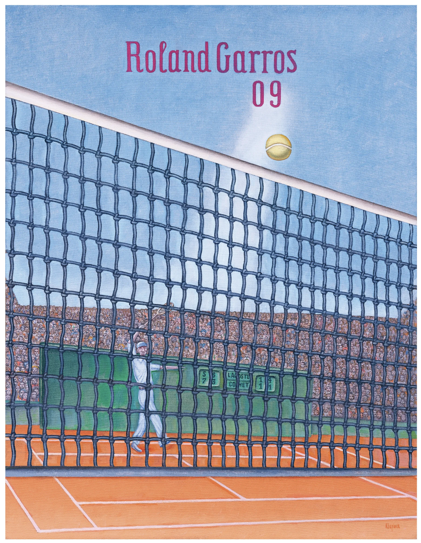 Roland Garros 2009 Original Vintage poster