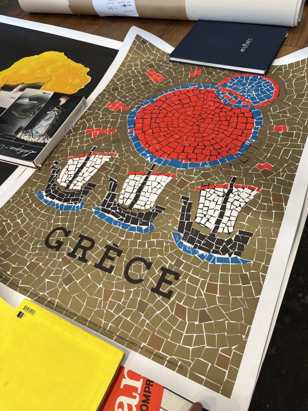 greece original vintage poster