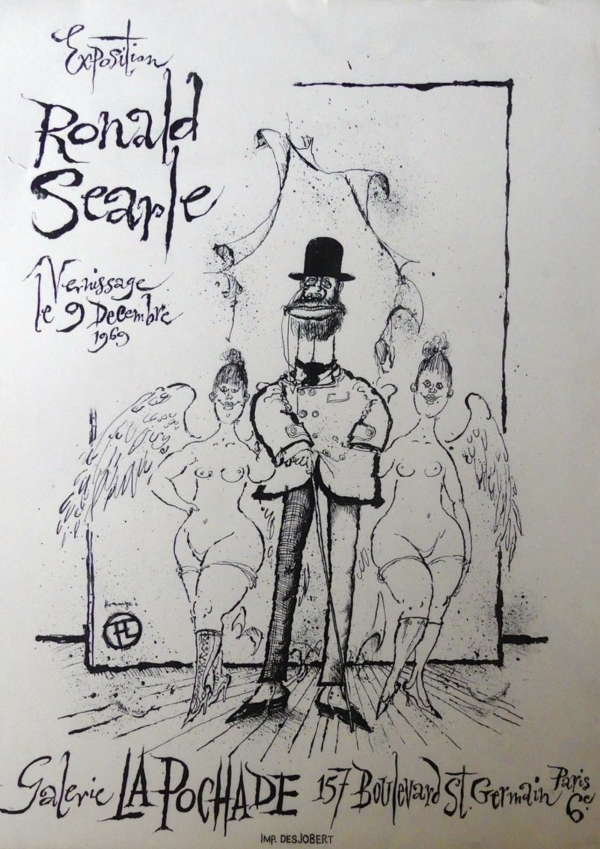 Ronald Searle Original Vintage Poster Letitia Morris Gallery