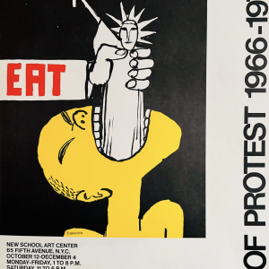 American Posters of Protest Original Vintage Poster
