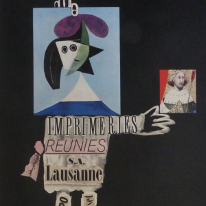 Imprimeries Reunies S.A. Lausanne Original Vintage Poster