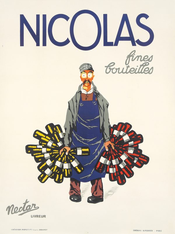 Nicolas D'après Jules Isnard DRANSY Original Vintage Poster
