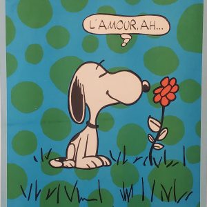 Snoopy "L'amour, Ah" Original Vintage Poster