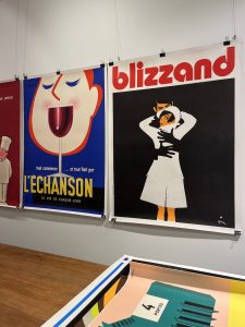 blizzand gruau impermeable moderne vintage poster