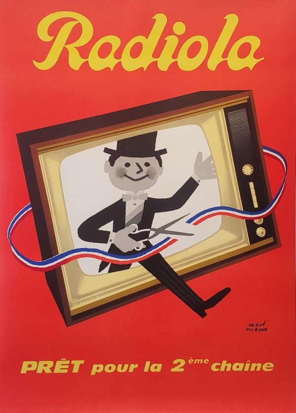 Radiola Morvan Original Vintage Poster