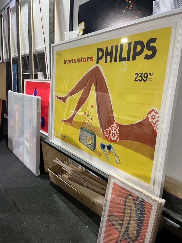 bikini Philips beach fix masseau original vintage poster