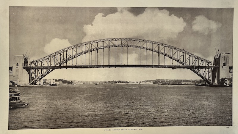 Sydney Harbour Bridge Original Vintage Poster