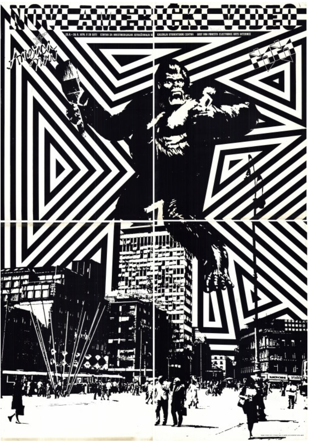 Boris Bucan America Now Original Vintage Poster