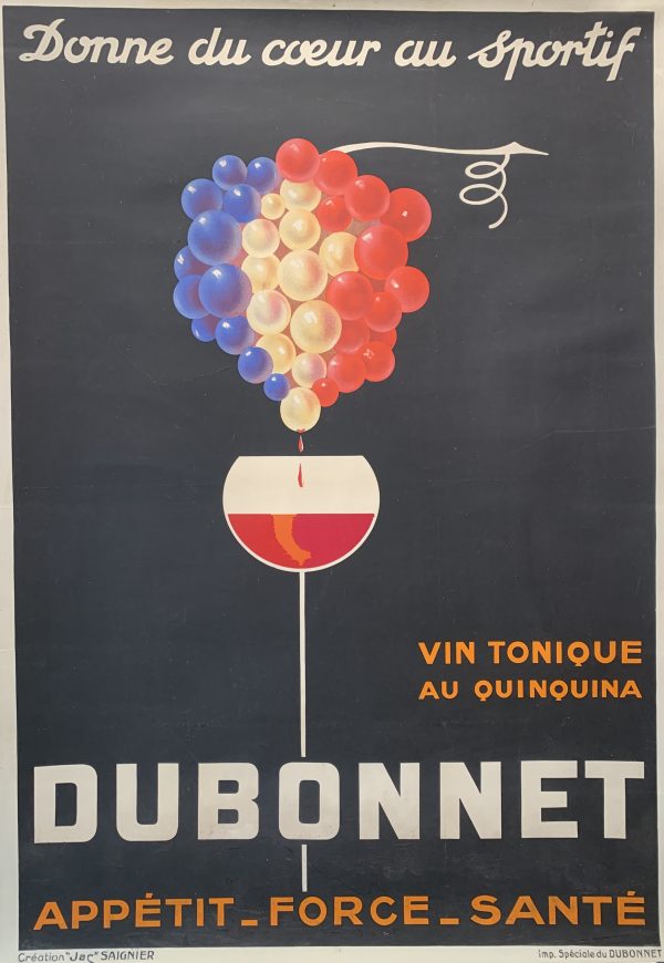 Dubonnet Original Vintage Poster