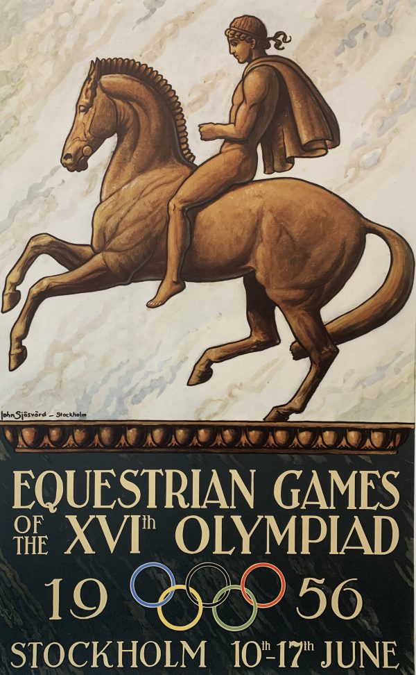 Equestrian Games 1956 Original Vintage Poster